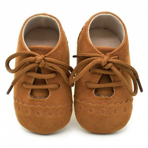 Pantofiori eleganti bebelusi (Marime: 12-18 Luni, Culoare: Mustar) - Img 4