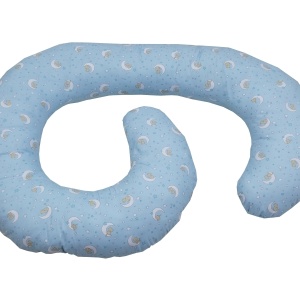 Perna De Alaptare Multifunctionala MyKids Cat on Moon Blue