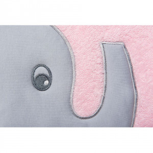 Prosop de baie cu broderie Elefant 80x80 Womar Zaffiro AN-ZE-80 - Img 2