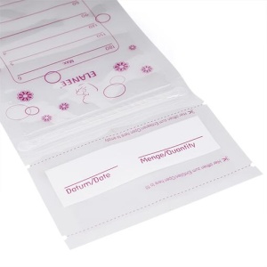Pungi depozitare lapte matern la congelator, 180 ml, gradate, transparente, 20 bucati, ELANEE 711-00 - Img 4