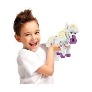 Puzzle 3D Spuma Cal 59 piese Toi-Toys TT43541A - Img 2