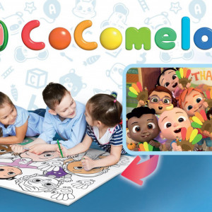 Puzzle de colorat maxi - Cocomelon si prietenii (60 piese) - Img 3