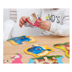 Puzzle Maxi Bebelusi Animale de la Ferma, 13 piese Roter Kafer RK1210-01 - Img 4