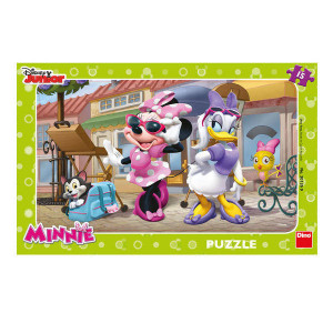 Puzzle - Minnie si Daisy la plimbare (15 piese) - Img 2