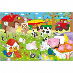 Puzzle Podea: Ferma (30 piese) - Img 3