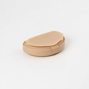 Recipient diversificare hrana bebelusi Miniware Silifold, 100% din silicon alimentar, Almond Butter - Img 7