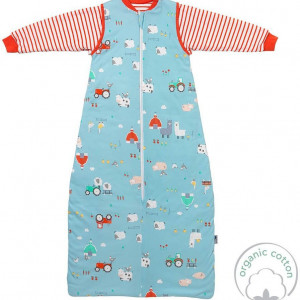 Sac de dormit cu maneca lunga detasabila Farmyard 150 cm 2.5 Tog