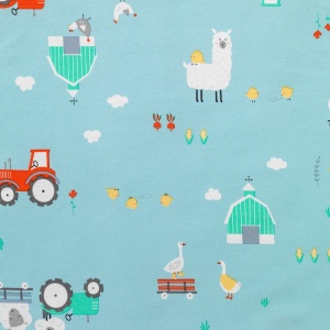 Sac de dormit cu picioruse si maneca lunga detasabila Farmyard 130 cm + manseta 2.5 Tog - Img 3