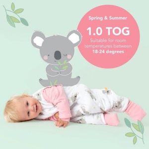 Sac de dormit cu picioruse si maneca lunga detasabila Koala 100 cm + manseta 1.0 Tog - Img 4