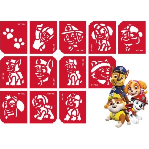 Set 12 sabloane pentru tatuaje temporare Paw Patrol Tytoo KKCSP4430059