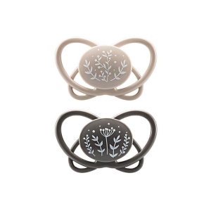Set 2 Suzete MyButterfly din silicon, forma anatomica, simetrica, tetina ortodontica flexibila, cu cutie de transport si sterilizare, 5-18 luni, nip first moments 31611 - Img 3
