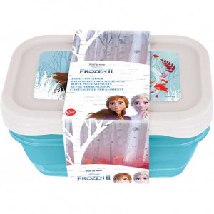 Set 3 recipiente hrana cu capac Frozen SunCity STF11101 - Img 2