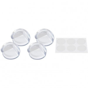Set 4 aparatori din silicon pentru colturi Iso Trade MY6698 - Img 2