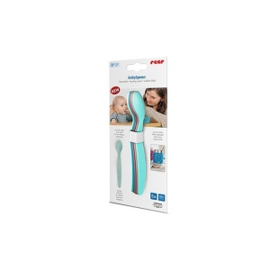 Set 5 lingurite hranire bebelusi, flexibile, cu maner anatomic, 3+ luni, Reer BabySpoon 23022 - Img 5