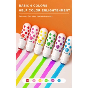 Set 6 carioci lavabile Dot Marker Mideer MD6200 - Img 3