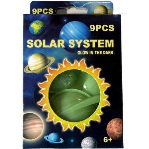 Set 9 piese Sistem Solar Fosforescent LG Imports LG8884