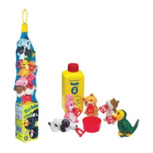 Set baloane de sapun Bubbelix 5 figurine vesele Mini Pustefix Bubble Toys STPX55739 - Img 4