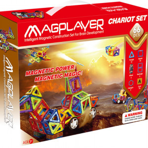 Set de constructie magnetic - 66 piese - Img 5