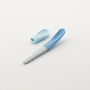 Set diversificare hrana bebelusi Miniware Sili Mini GO, 100% din materiale naturale biodegradabile, 3 piese, Blue Banana - Img 6