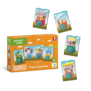 Set magnetic - Calatorie cu trenul - Img 2