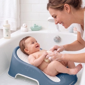 Suport pentru baie Soft Touch BabyJem, Indigo - Img 5