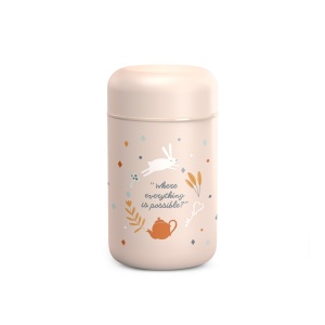 Termos alimentar Wonder, 400 ml, roz, Suavinex