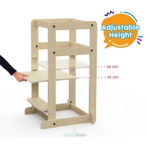 Turn de invatare multifunctional Kule Lite, Natur, MamaToyz - Img 5