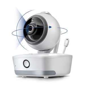 Video monitor digital pentru bebelusi cu camera rotativa si urmarire inteligenta a miscarii, REER BabyCam XL 80440 - Img 12
