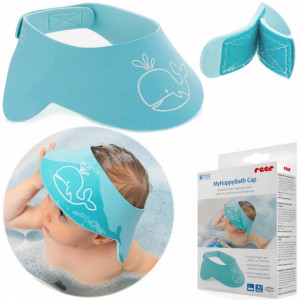 Aparatoare de sampon ajustabila, din spuma flexibila, 6+ luni, Reer MyHappyBath 76043 - Img 4