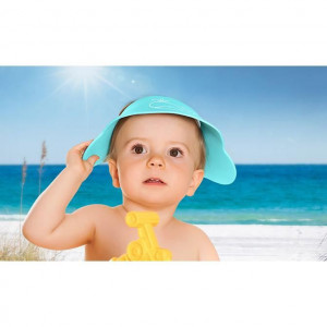 Aparatoare de sampon ajustabila, din spuma flexibila, 6+ luni, Reer MyHappyBath 76043 - Img 8