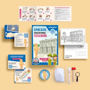 Arkerobox - Set arheologic educational si puzzle 3D, Efes - Biblioteca Celsus - Img 2