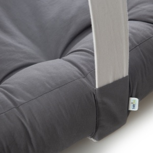 Babynest cu bara de jucarii, BabyJem, antracit - Img 3