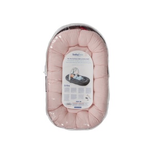 Babynest cu bara de jucarii, BabyJem, somon - Img 2