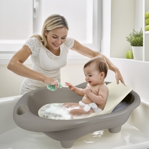 Cadita cu suport anatomic Hippo - Gri - Img 2
