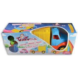 Camion pentru gunoi 48 cm cu 38 piese constructie Ucar Toys UC86 - Img 4