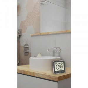 Ceas digital cu timer si termohigrometru pentru bucatarie si baie TFA 60.4001.10 - Img 4