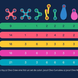 Clixo® joc magnetic de construit - Tiny & Mighty (9 piese) - Img 5