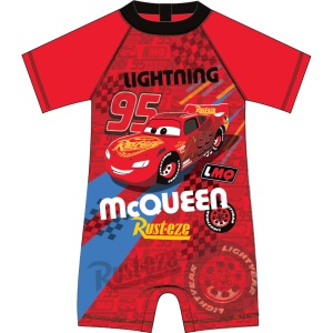 Costum de baie UV cu maneci scurte si fermoar Cars EPLUSM EPMDISC5244A532