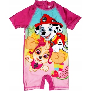 Costum de baie UV cu maneci scurte si fermoar Paw Patrol Girl EPLUSM EPMPAW52442225 - Img 3