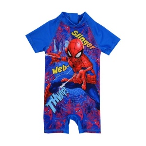 Costum de baie UV cu maneci scurte si fermoar Spiderman EPLUSM EPMSPS52441437 - Img 2
