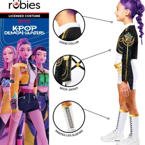Costum de carnaval K-Pop Demon Hunters - Rumi Golden Deluxe - Img 4