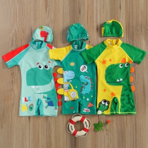 Costum intreg de surf cu dinozauri Drool