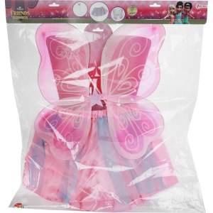 Costum Zana cu Fustita, Aripioare si Bagheta Magica Princess Friends Toi-Toys TT12146A - Img 2