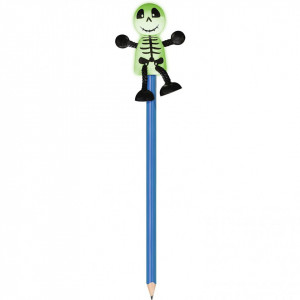 Creion cu figurina lemn Schelet Fiesta Crafts FCP-5161