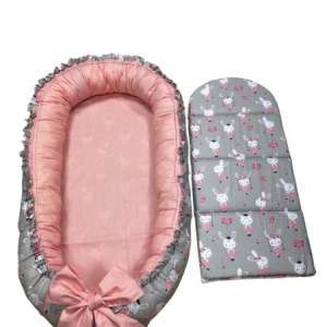 Cuib-Baby Nest My Kids Bunny Gray - Img 2