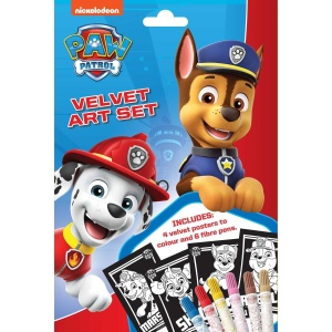 Fise Velvet Art Paw Patrol cu 6 carioci incluse Alligator AB3361PWVA