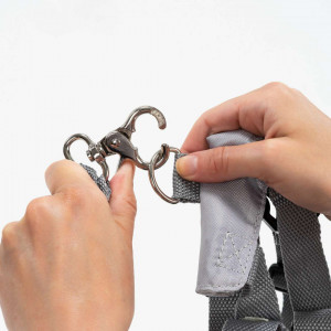 Ham de siguranta si mers pentru bebelusi, reglabil, cu frau de ghidare detasabil, Reer Travelkid Go 53132 - Img 5