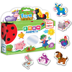 Joc educativ Lumea in Magneti - Animale din Ferma Roter Kafer RK3030-01 - Img 2