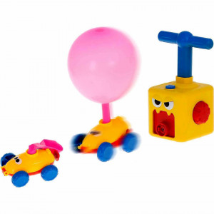 Jucarie interactiva Lansator de masini cu balon, Monster Ikonka IK17745 - Img 3