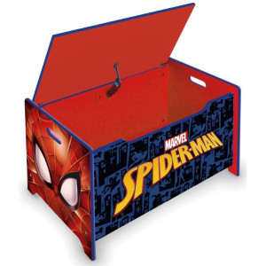 Ladita din lemn pentru depozitare jucarii Spiderman - Img 2